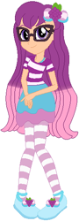 Size: 196x543 | Tagged: safe, artist:selenaede, artist:user15432, human, equestria girls, barely eqg related, base used, bow, clothes, crossover, dress, equestria girls style, equestria girls-ified, glasses, hair bow, shoes, socks, stockings, strawberry shortcake, strawberry shortcake's berry bitty adventures, sweet grapes, thigh highs