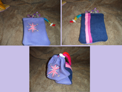 Size: 900x678 | Tagged: safe, artist:crackle486, derpibooru import, twilight sparkle, bag, custom, cutie mark