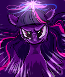 Size: 600x700 | Tagged: safe, artist:mymguru, derpibooru import, twilight sparkle, twilight sparkle (alicorn), alicorn, pony, twilight's kingdom, angry, female, mare, solo