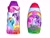 Size: 1003x771 | Tagged: safe, derpibooru import, pinkie pie, rainbow dash, twilight sparkle, twilight sparkle (alicorn), alicorn, earth pony, pegasus, pony, unicorn, backwards cutie mark, body wash, female, hoofbump, mare, my little pony logo, photo, rainbow, shampoo, shine, simple background, smiling, stars, stock vector, white background, wings