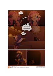 Size: 3541x5016 | Tagged: safe, artist:gashiboka, fluttershy, rarity, pegasus, pony, unicorn, comic:recall the time of no return, comic, patreon, patreon logo, tied up