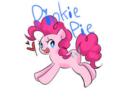 Size: 800x600 | Tagged: safe, artist:tomitake, pinkie pie, earth pony, pony, female, mare, pink coat, pink mane, pixiv, solo