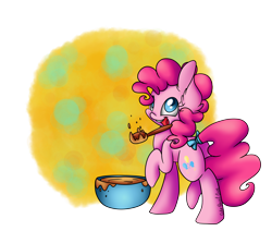 Size: 13809x11703 | Tagged: safe, artist:cutepencilcase, pinkie pie, earth pony, pony, absurd resolution, bowl, cooking, raised hoof, solo