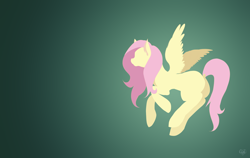 Size: 5344x3375 | Tagged: safe, artist:guinefurrie, derpibooru import, fluttershy, pegasus, pony, absurd resolution, minimalist, missing cutie mark, simple, solo, wallpaper, wip