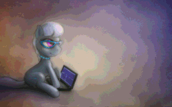 Size: 1920x1200 | Tagged: safe, artist:darkdoomer, derpibooru import, silver spoon, computer, laptop computer, sitting, solo, thinkpad, wallpaper