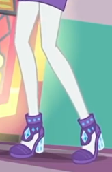 Size: 291x444 | Tagged: safe, screencap, rarity, better together, equestria girls, pinkie pie: snack psychic, clothes, cropped, high heels, legs, pictures of legs, shoes