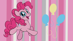 Size: 1024x576 | Tagged: safe, artist:mlpsuper24, derpibooru import, edit, pinkie pie, earth pony, pony, cute, diapinkes, happy, smiling, solo, wallpaper, wallpaper edit