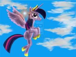 Size: 1280x960 | Tagged: safe, artist:bluenight01, derpibooru import, twilight sparkle, twilight sparkle (alicorn), alicorn, pony, female, mare, solo, watermark