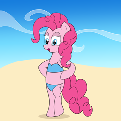 Size: 2000x2000 | Tagged: safe, artist:php47, pinkie pie, earth pony, pony, bikini, clothes, swimsuit