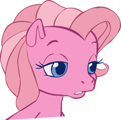 Size: 429x423 | Tagged: safe, artist:pupyawn, pinkie pie, earth pony, pony, g3.5, simple background, solo, transparent background, vector