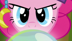 Size: 1920x1090 | Tagged: safe, derpibooru import, screencap, pinkie pie, earth pony, pony, it's about time, crystal ball, madame pinkie, solo, wallpaper