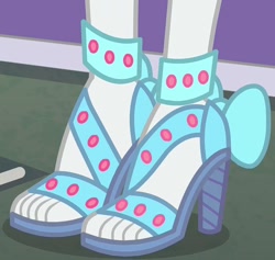 Size: 736x698 | Tagged: safe, screencap, rarity, better together, equestria girls, rollercoaster of friendship, cropped, feet, foot focus, high heels, legs, open-toed shoes, pictures of legs, sandals, shoes