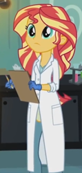 Size: 272x571 | Tagged: safe, screencap, sunset shimmer, equestria girls, the science of magic, cropped, cute, shimmerbetes, solo