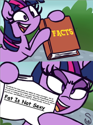 Size: 760x1015 | Tagged: safe, artist:quarium edits, edit, twilight sparkle, twilight sparkle (alicorn), alicorn, drama, ed edd n eddy, exploitable meme, fact, meme, mouthpiece, truth, twilight's fact book