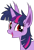 Size: 739x1081 | Tagged: safe, artist:magister39, derpibooru import, twilight sparkle, bat pony, pony, bat ponified, cute, fangs, female, happy, hilarious in hindsight, mare, open mouth, race swap, simple background, smiling, solo, transparent background, twibat, vector