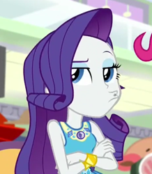 Size: 462x529 | Tagged: safe, screencap, rarity, better together, equestria girls, rollercoaster of friendship, cropped, cute, duckface, female, geode of shielding, pouting, raribetes