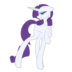 Size: 3000x3000 | Tagged: safe, artist:icey-wicey-1517, artist:jessy2015, color edit, edit, rarity, pony, unicorn, collaboration, bedroom eyes, colored, eyeshadow, female, grin, makeup, mare, simple background, smiling, solo, transparent background