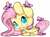 Size: 7164x5359 | Tagged: safe, artist:cutepencilcase, fluttershy, butterfly, pegasus, pony, absurd resolution, cute, shyabetes, simple background, solo, transparent background