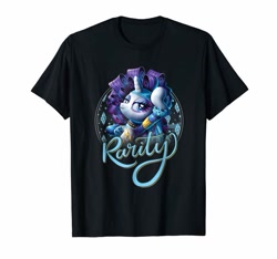 Size: 679x635 | Tagged: safe, rarity, pony, unicorn, clothes, official, shirt, solo, t-shirt