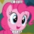 Size: 500x500 | Tagged: safe, edit, edited screencap, screencap, pinkie pie, earth pony, pony, cute, diapinkes, image macro, meme, solo