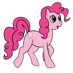 Size: 1097x1092 | Tagged: safe, artist:php47, pinkie pie, earth pony, pony, pink horse daily, running, solo