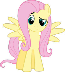 Size: 8990x10000 | Tagged: safe, artist:trildar, fluttershy, pegasus, pony, green isn't your color, .svg available, absurd resolution, confluttershy, confused, simple background, solo, transparent background, vector