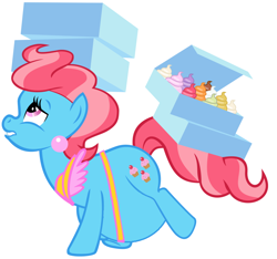 Size: 936x875 | Tagged: safe, cup cake, earth pony, pony, female, mare, pregnant, pregnant edit, solo, thick cup cake