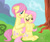 Size: 1024x868 | Tagged: safe, artist:nekomash, butterscotch, fluttershy, pegasus, pony, blushing, female, flutterscotch, male, rule 63, self ponidox, selfcest, shipping, straight, tree