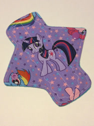 Size: 570x763 | Tagged: safe, derpibooru import, twilight sparkle, etsy, irl, merchandise, photo, sanitary pad, wat