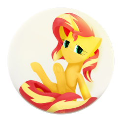Size: 2560x2560 | Tagged: safe, artist:alicorn-without-horn, sunset shimmer, pony, unicorn, bubble, simple background, solo, transparent background