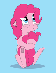 Size: 1346x1750 | Tagged: safe, artist:php47, pinkie pie, earth pony, pony, blushing, cute, floppy ears, hug, tail hug