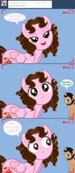 Size: 1236x2842 | Tagged: safe, artist:shinta-girl, oc, oc only, oc:shinta pony, aaron pony, ask, bedroom eyes, spanish