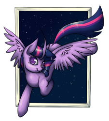 Size: 1105x1225 | Tagged: safe, artist:seahorse130, derpibooru import, twilight sparkle, twilight sparkle (alicorn), alicorn, pony, female, flying, mare, solo