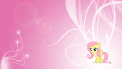 Size: 1920x1080 | Tagged: safe, artist:blackm3sh, artist:unfiltered-n, derpibooru import, edit, fluttershy, pegasus, pony, abstract background, female, filly, filly fluttershy, solo, wallpaper, wallpaper edit, younger