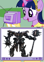 Size: 723x1024 | Tagged: safe, derpibooru import, twilight sparkle, twilight sparkle (alicorn), alicorn, pony, club, dinobot, exploitable meme, female, freedom fighter, grimlock, knight, mare, meme, obligatory pony, rebel, spikeball, transformers, transformers age of extinction, tv meme, weapon