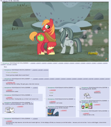 Size: 1260x1443 | Tagged: safe, applejack, big macintosh, marble pie, scootaloo, sweetie belle, human, hearthbreakers, /mlp/, 4chan, fart, female, funny as hell, holder's boulder, humanized, male, marblemac, never change /mlp/, pacific rim, shipping, straight, vulgar, when you see it