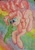 Size: 937x1334 | Tagged: safe, artist:gleamydreams, gummy, pinkie pie, earth pony, pony, female, mare, pink coat, pink mane, traditional art