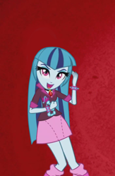 Size: 704x1080 | Tagged: safe, edit, sonata dusk, equestria girls, rainbow rocks, alternate hairstyle, female, gem, loose hair, siren gem