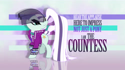 Size: 8000x4500 | Tagged: safe, artist:jhayarr23, derpibooru import, coloratura, earth pony, pony, absurd resolution, clothes, countess coloratura, female, mare, poster, solo, veil, wallpaper