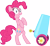 Size: 5000x4591 | Tagged: safe, artist:mrcbleck, pinkie pie, earth pony, pony, absurd resolution, party cannon, simple background, transparent background, vector