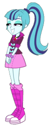 Size: 264x657 | Tagged: safe, sonata dusk, equestria girls, rainbow rocks, clothes, female, solo, two toned hair