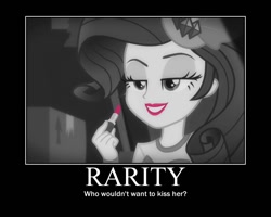 Size: 750x600 | Tagged: safe, edit, screencap, rarity, better together, equestria girls, rarity investigates: the case of the bedazzled boot, detective rarity, image macro, meme, motivational poster, rarity investigates (eqg): trixie