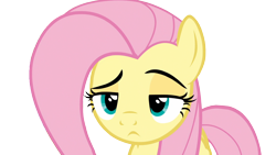 Size: 1920x1080 | Tagged: safe, fluttershy, pegasus, pony, flutter brutter, female, fluttershy is not amused, mare, reaction image