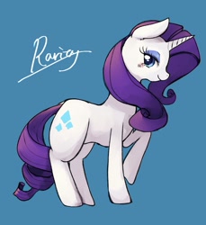 Size: 1100x1200 | Tagged: safe, artist:nebura337, rarity, pony, unicorn, female, looking at you, mare