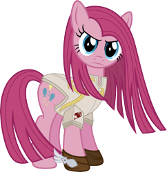 Size: 6500x6714 | Tagged: safe, artist:stabzor, pinkie pie, earth pony, pony, absurd resolution, armor, erza scarlett, fairy tail, pinkamena diane pie