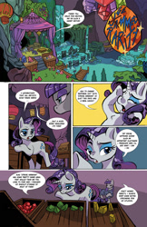 Size: 1024x1583 | Tagged: safe, artist:leavingcrow, maud pie, rarity, earth pony, pony, unicorn, comic:gemmed rarity, comic, duo, gem, maud's cave