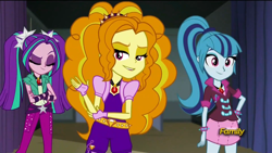 Size: 1920x1080 | Tagged: safe, screencap, adagio dazzle, aria blaze, sonata dusk, equestria girls, rainbow rocks, crossed arms, dreamworks face, face, faic, lidded eyes, the dazzlings