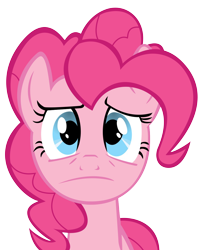 Size: 994x1218 | Tagged: safe, artist:kestrelelk, pinkie pie, earth pony, pony, too many pinkie pies, :c, determined, simple background, transparent background, vector