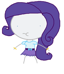 Size: 436x500 | Tagged: safe, rarity, equestria girls, 1000 hours in ms paint, :i, belt, clothes, rurrity, skirt, stylistic suck