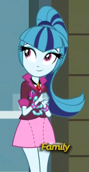 Size: 325x626 | Tagged: safe, screencap, sonata dusk, equestria girls, rainbow rocks, discovery family, discovery family logo, hands together, looking up, smiling, solo